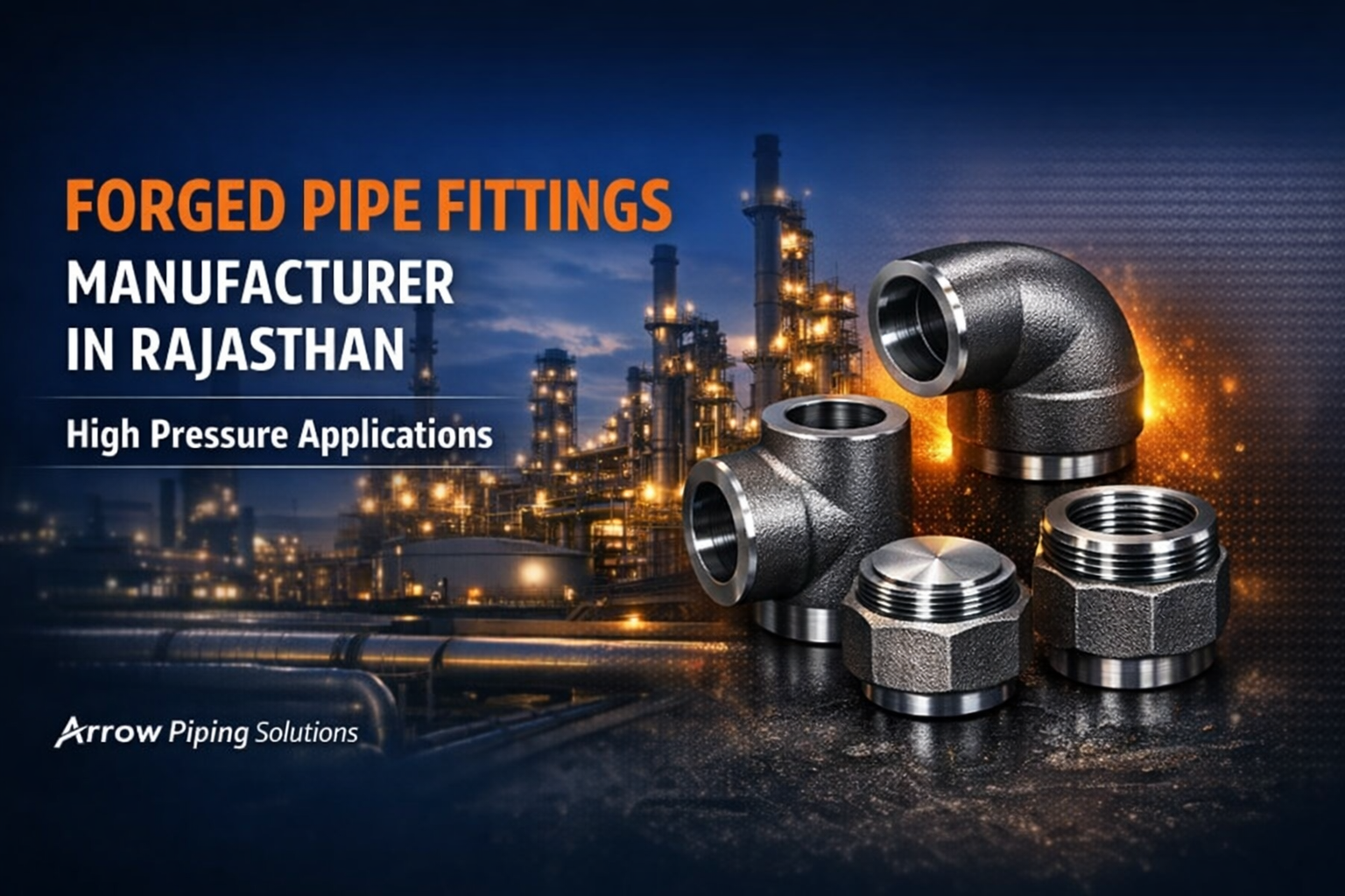 Forged Pipe Fittings Manufacturer Rajasthan High Pressure Applications