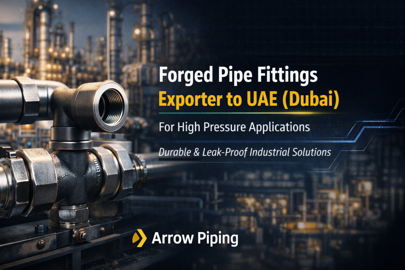 Forged Pipe Fittings Exporter UAE Dubai High Pressure Applications