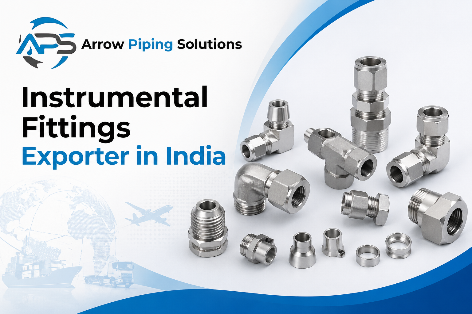 Instrumental Fittings Exporter in India - Arrow Piping Solutions