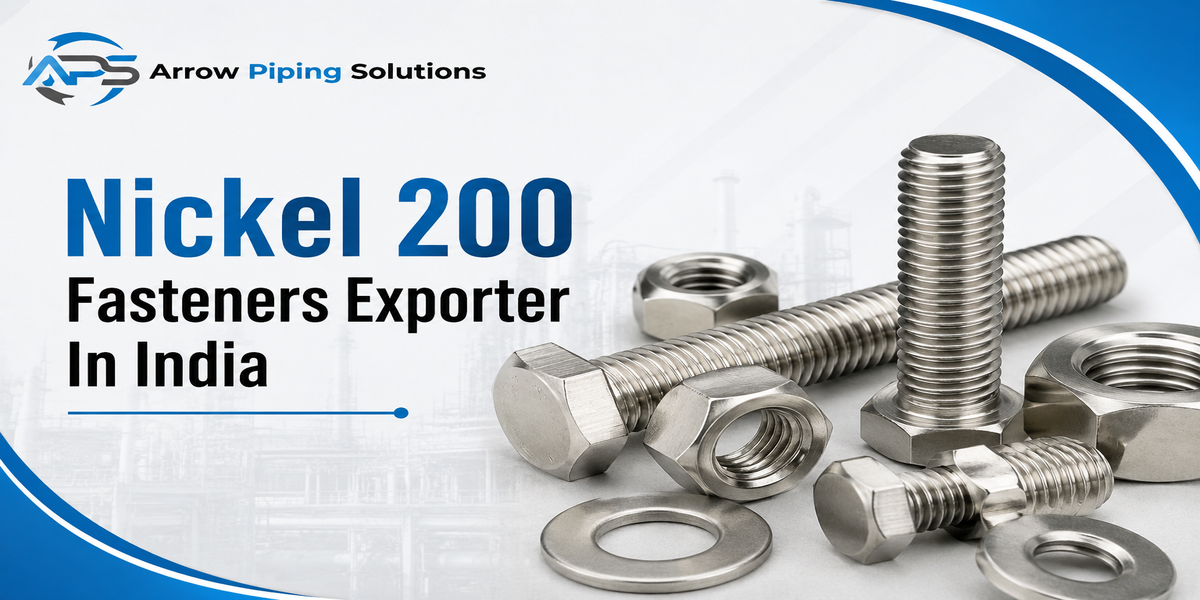 Nickel 200 Fasteners Exporter In India - Arrow Piping