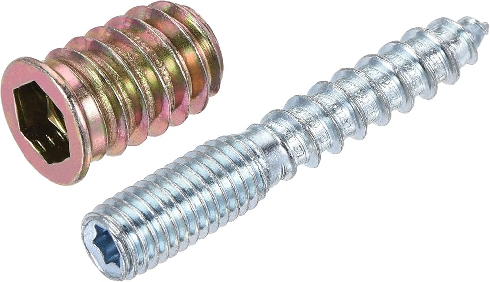 Hanger Bolt With Threaded Insert