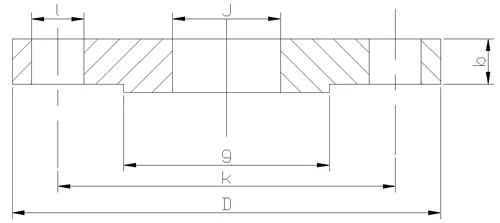 Weld Neck Flange Diagram