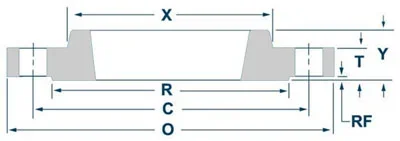 Threaded Flange Diagram