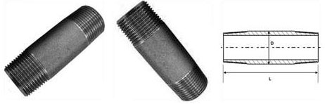 Threaded Pipe Nipple Dimensions